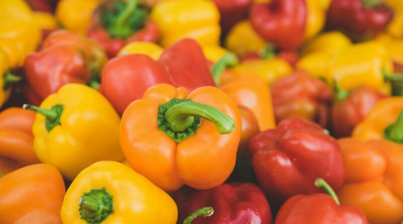 assorted bell peppers