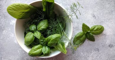 green leaves