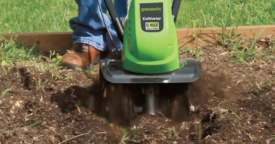 Greenworks G40TL Cordless Cultivator, Front Tine Tiller Rotavator