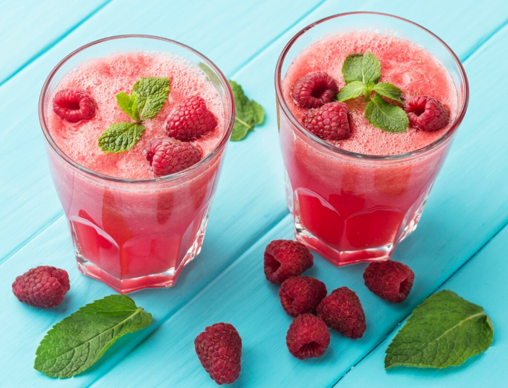 raspberry smoothie